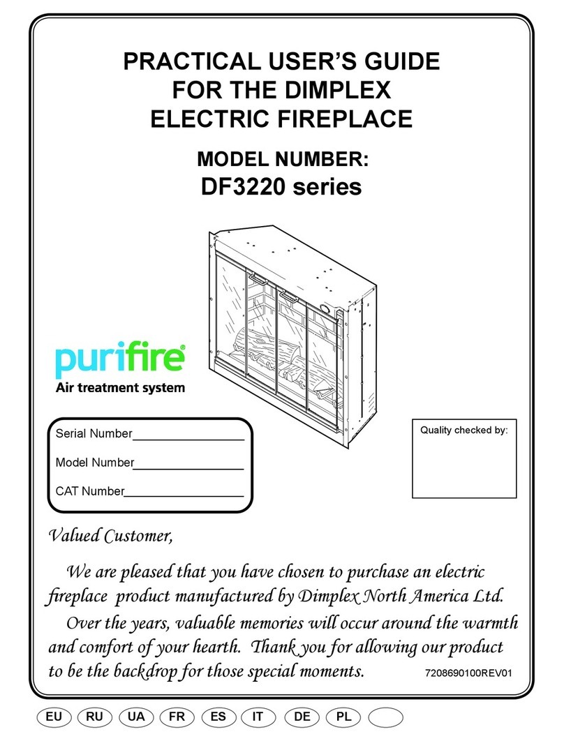 Dimplex purifire DF3220 Sseries User manual