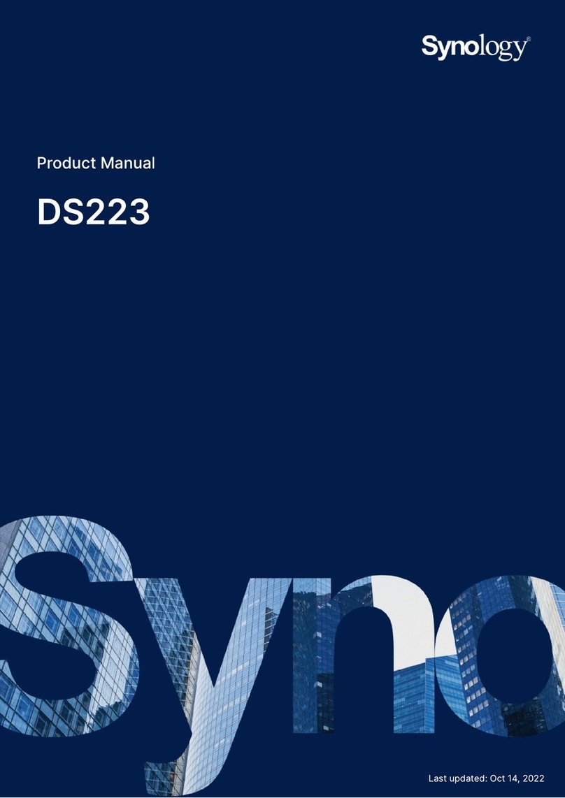 Synology DS223 product manual