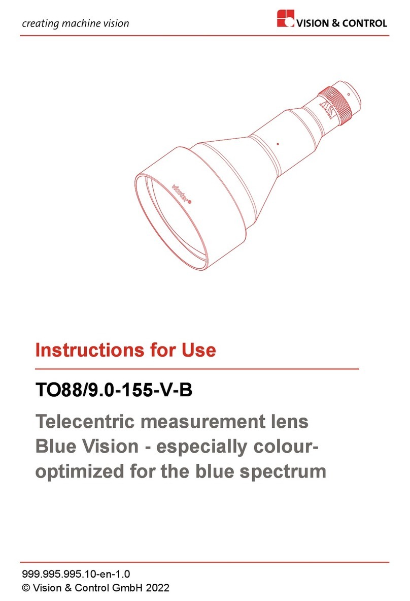 Vision & Control Blue Vision TO88/9.0-155-V-B User manual Vision & Control Blue Vision TO88/9.0-155-V-B User manual