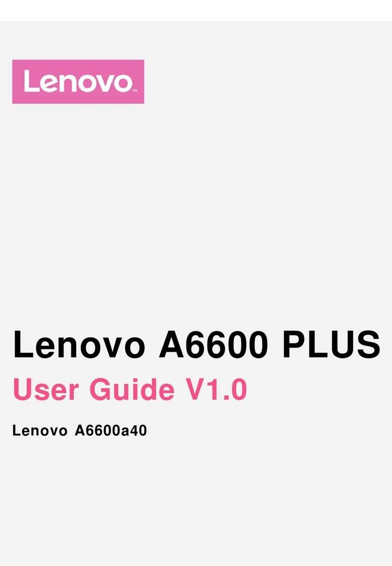 Lenovo A6600 PLUS User manual