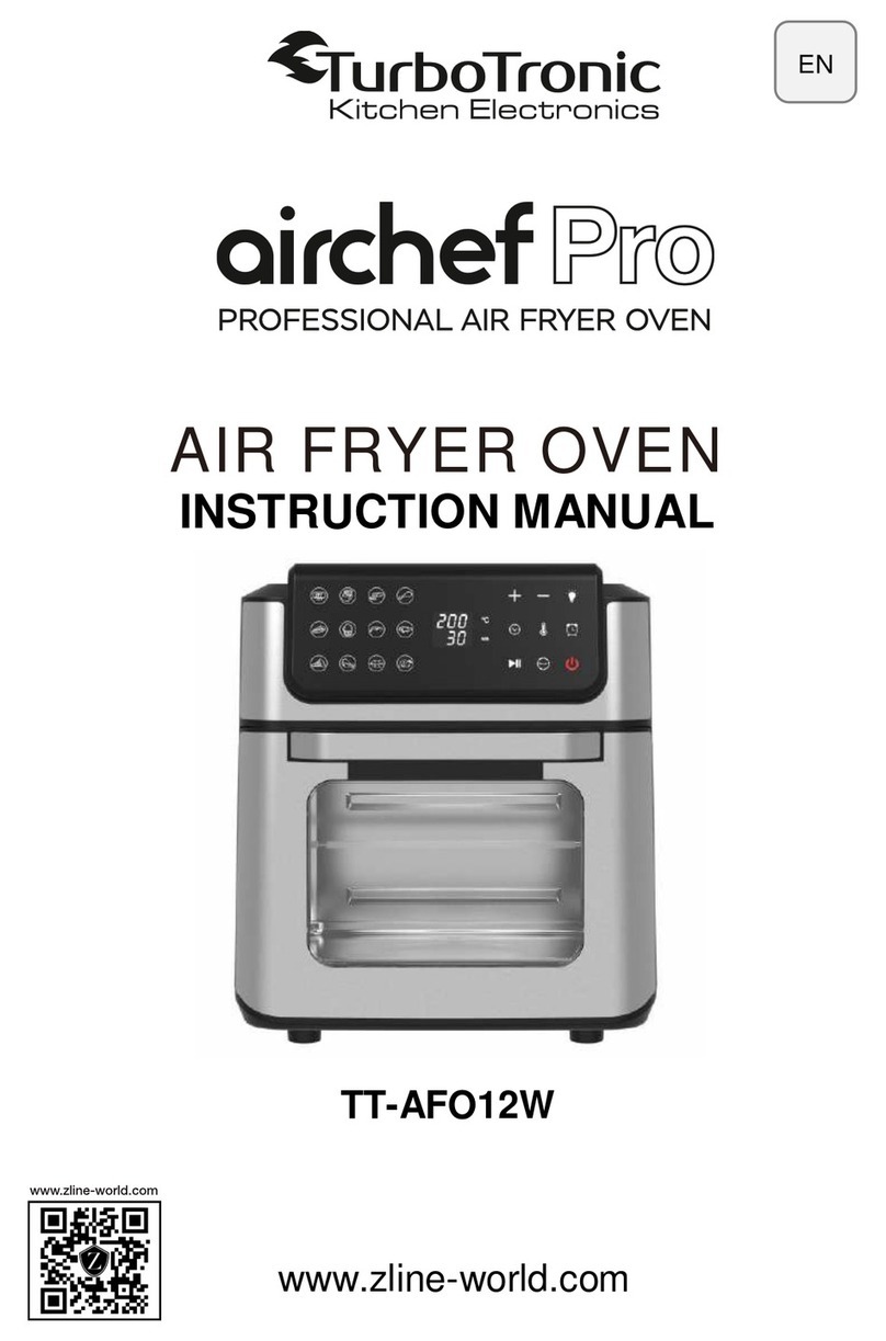 TurboTronic airchef Pro TT-AFO12W User manual