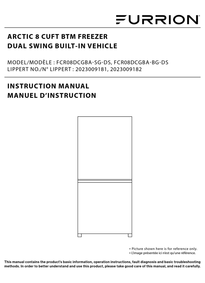Furrion FCR08DCGBA-SG-DS instruction manual