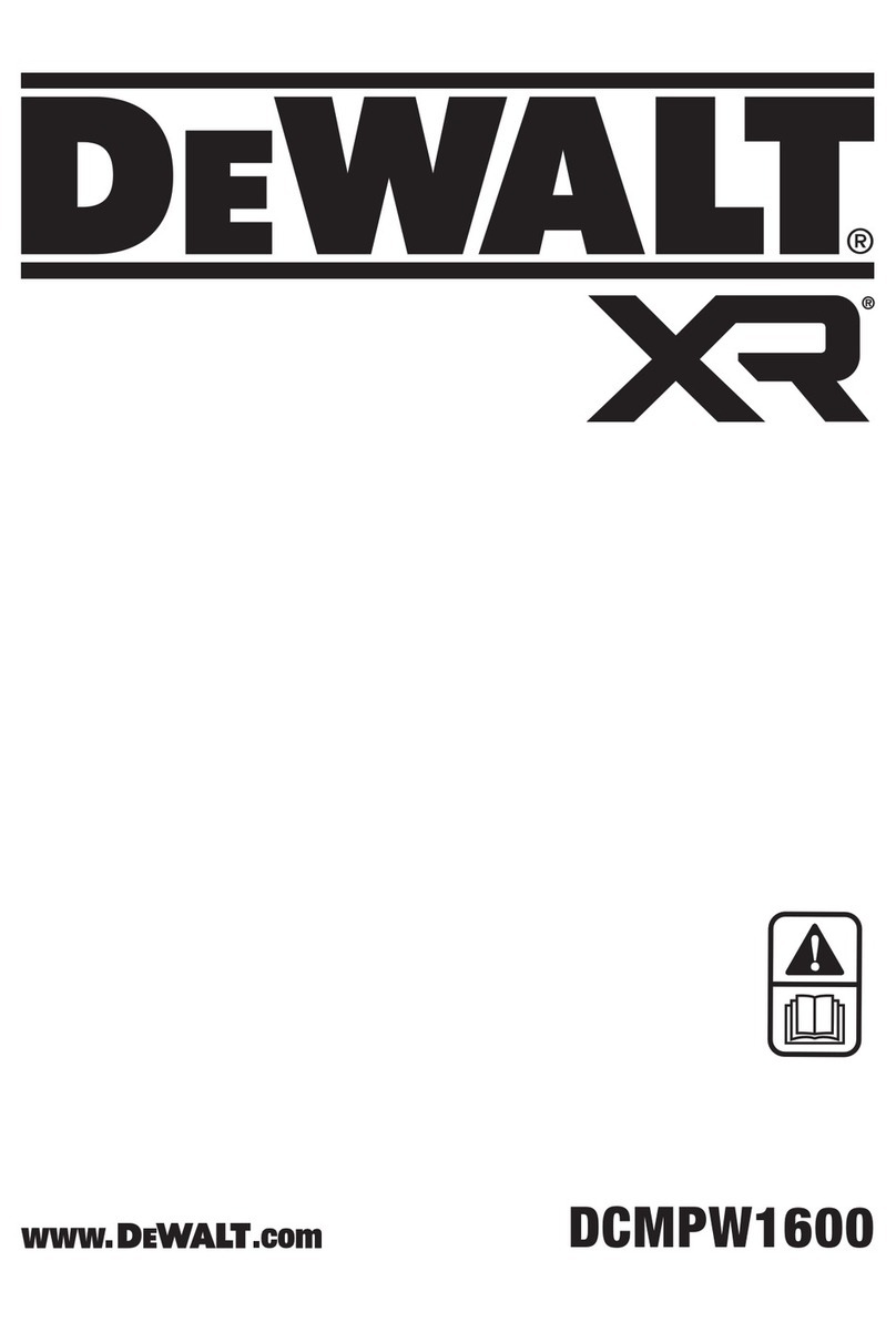 DeWalt XR DCMPW1600 User manual