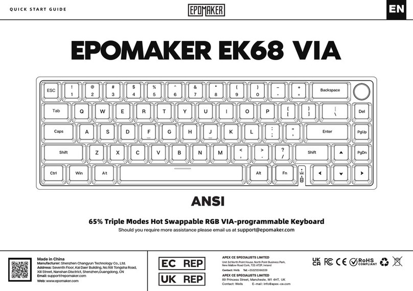 Epomaker EK68 VIA User manual