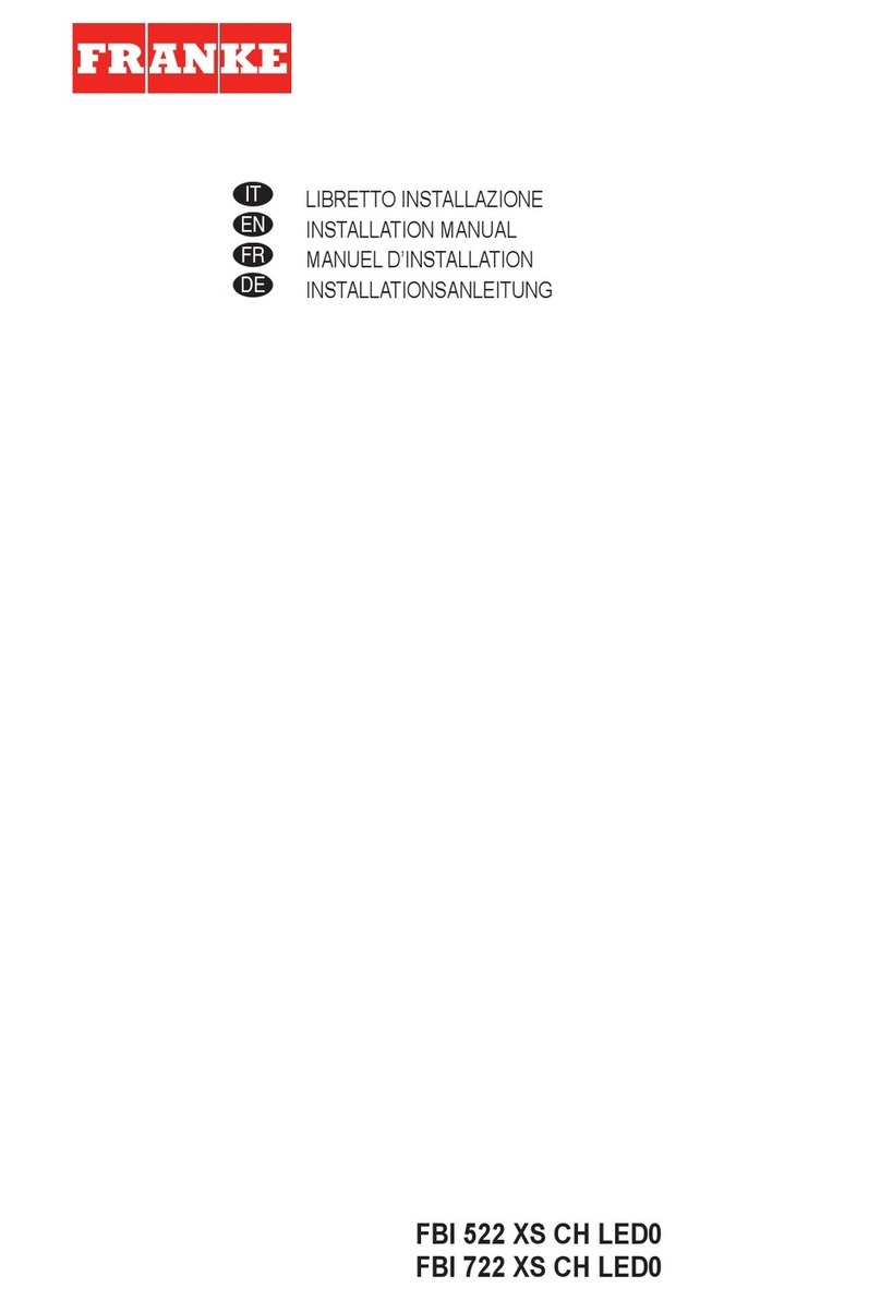 Franke FPL 607 I XS 645H CH LED0 User manual