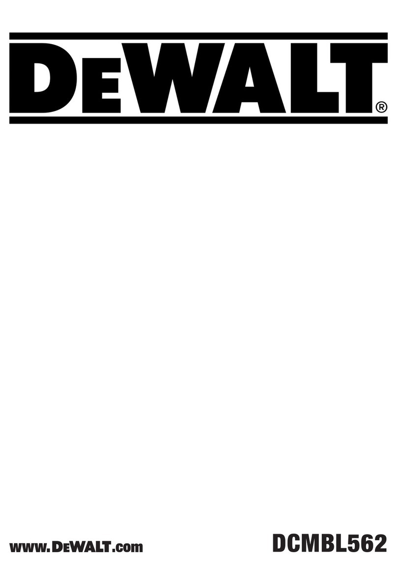 DeWalt DCMBL562 User manual