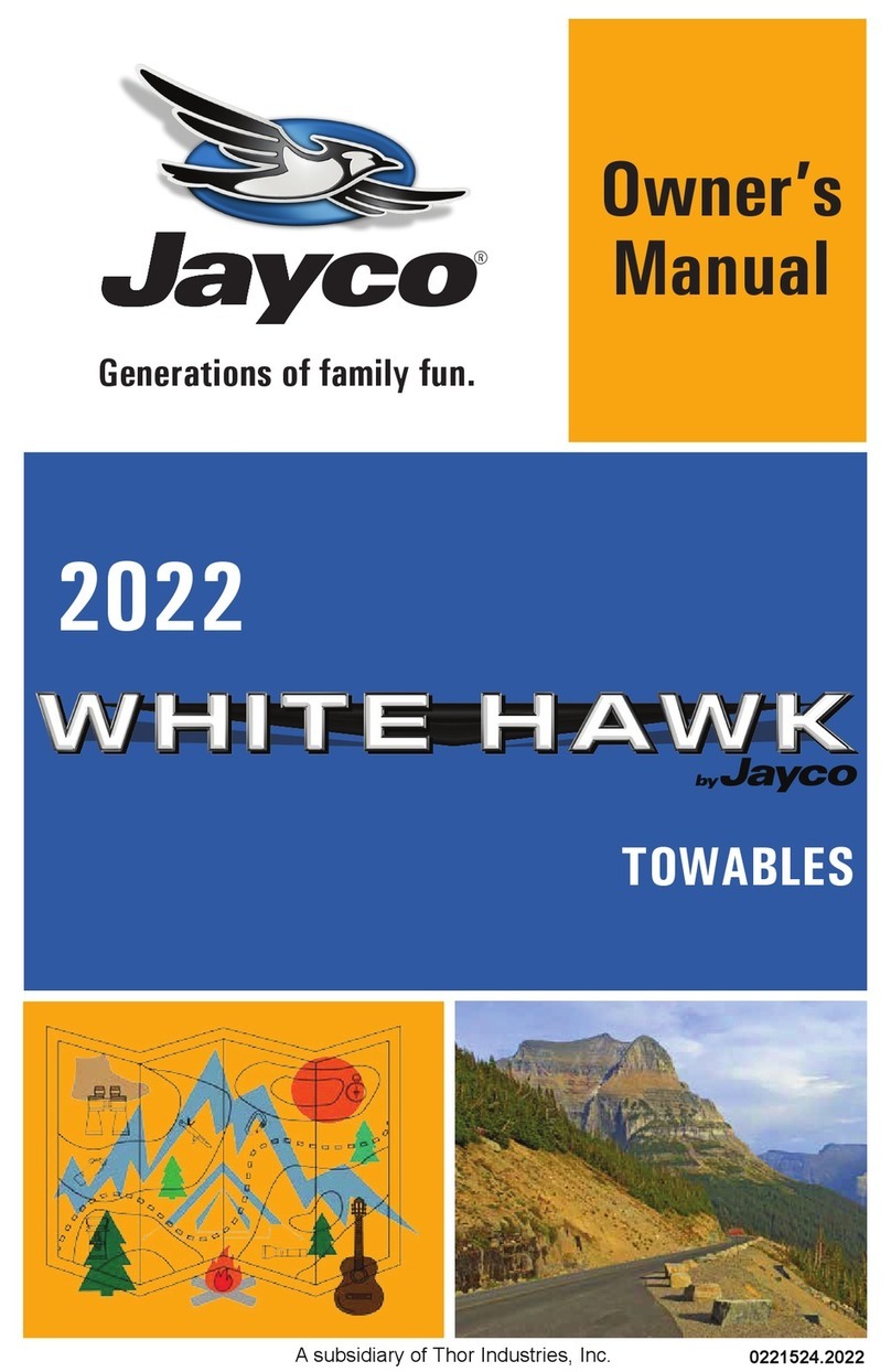 Jayco WHITE HAWK TOWABLES 2022 User manual