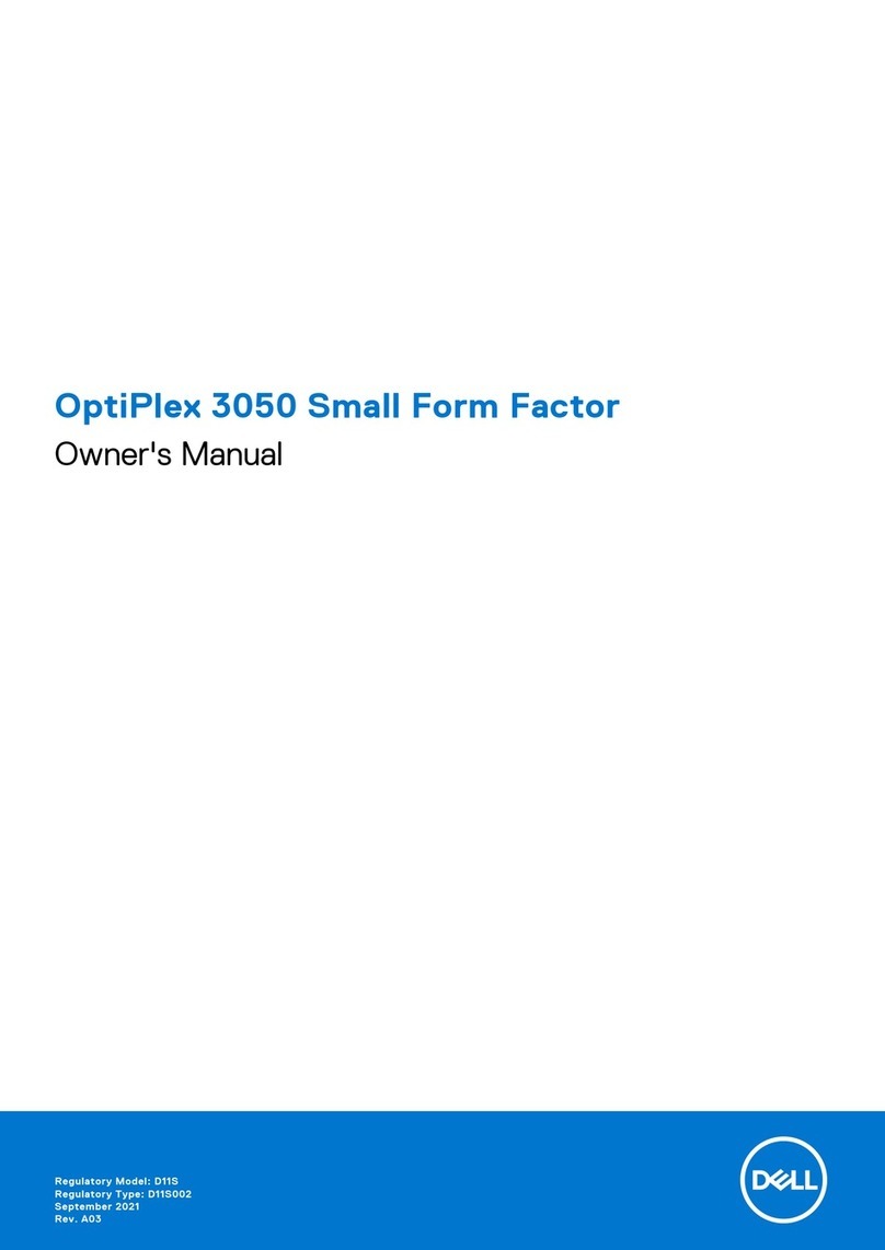 Dell OptiPlex 3050 Small Form Factor User manual