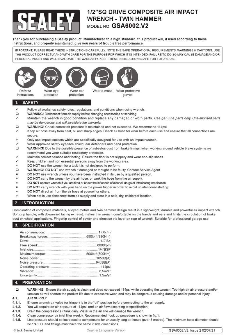 Sealey GSA6002.V2 User manual