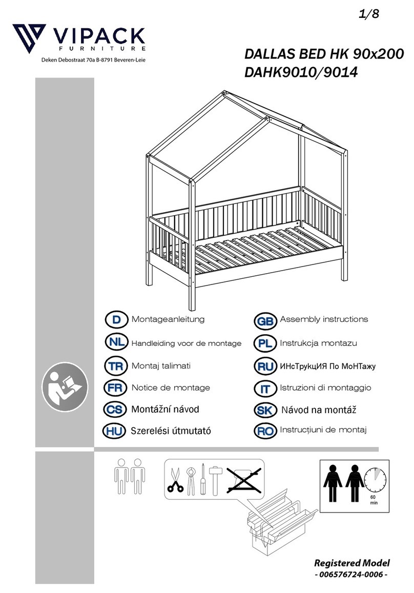 VIPACK DALLAS DAHK9010 Assembly instructions