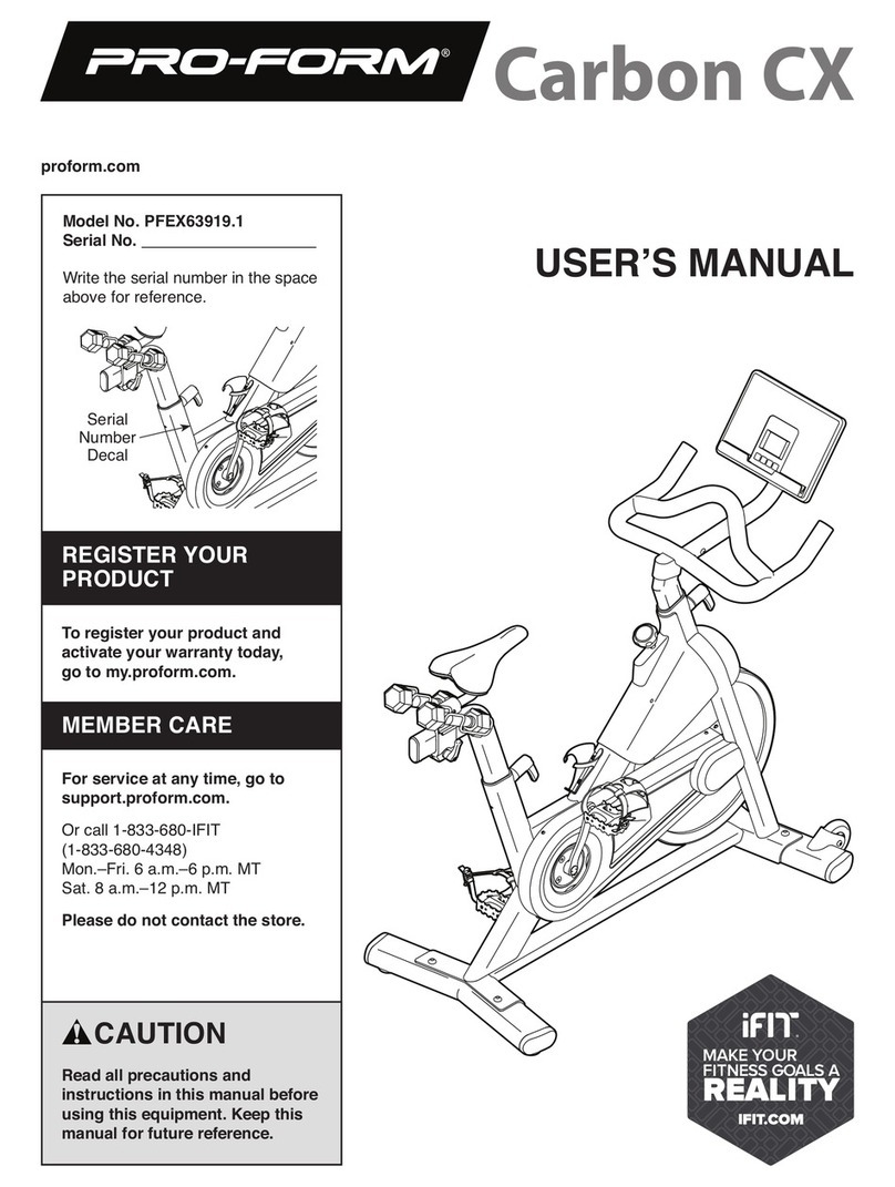 Pro-Form PFEX63919.1 user manual