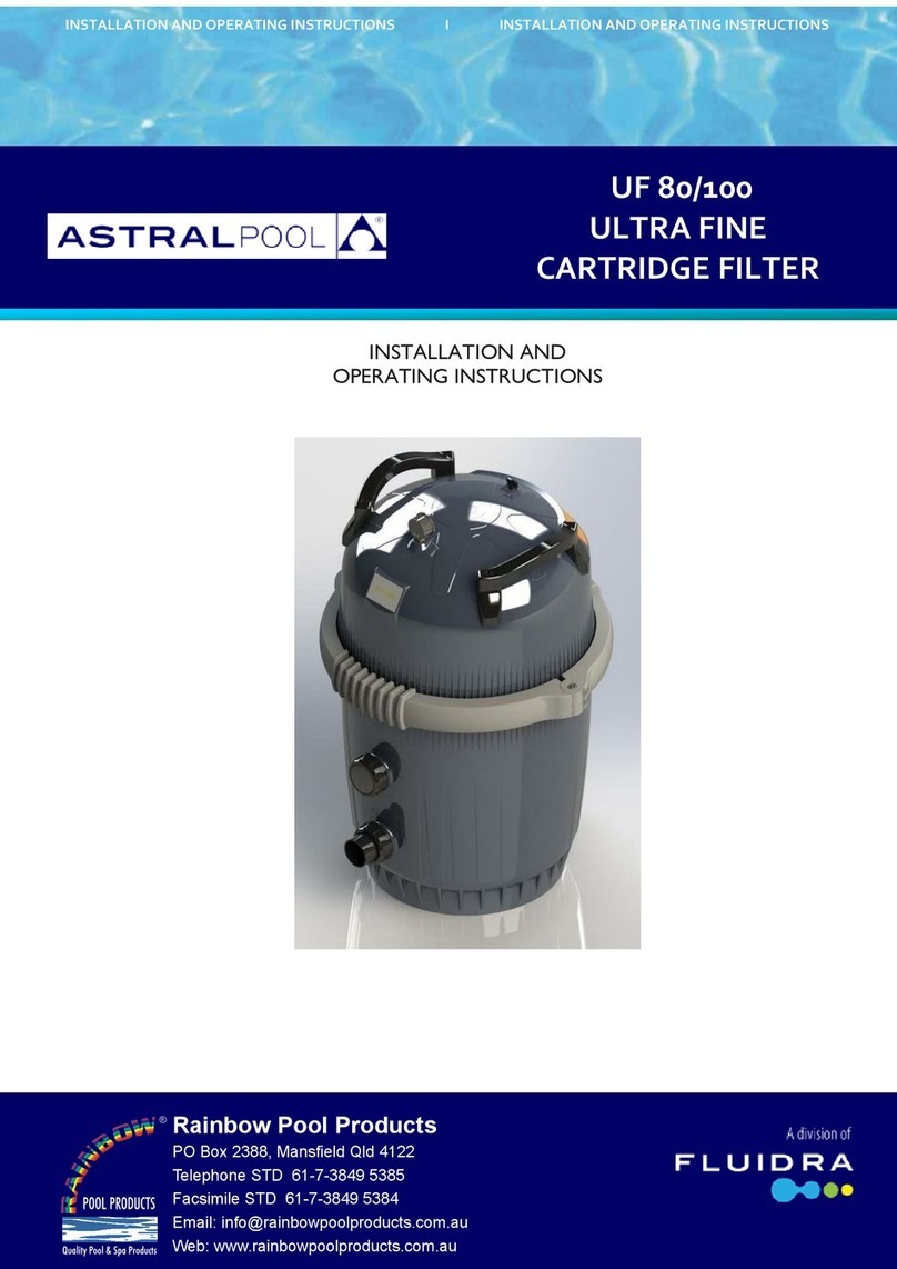fluidra ASTRAL POOL ULTRA FINE UF 80 User manual