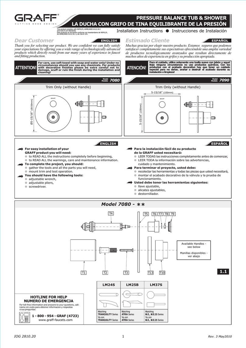 Graff 7080 installation instructions