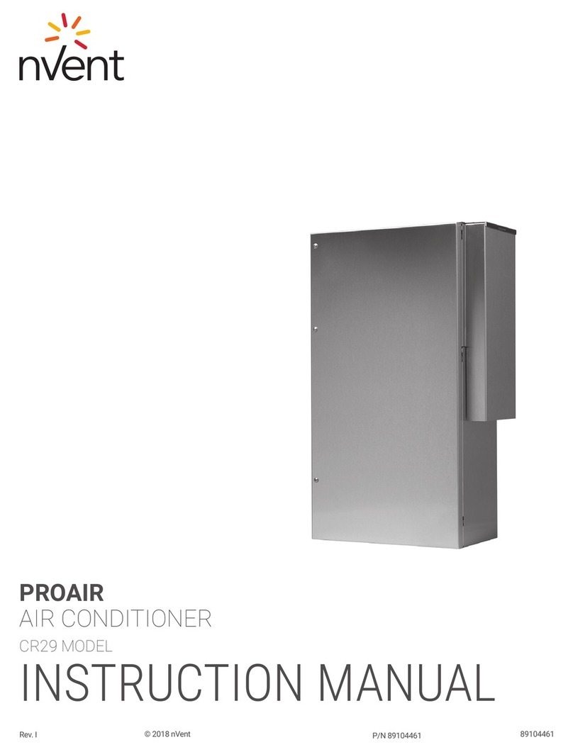 nVent Hoffman PROAIR CR29 Series User manual