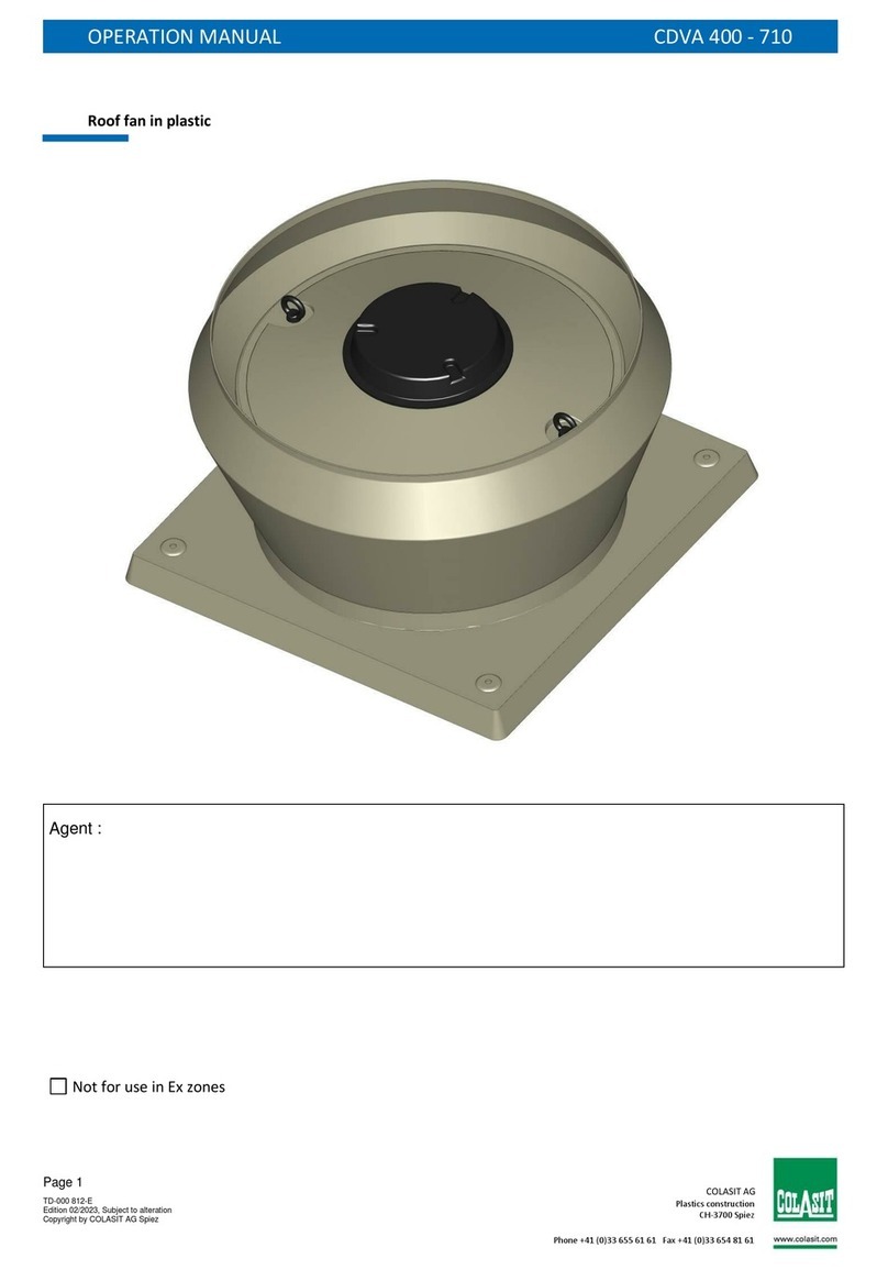 Colasit CDVA 400 Operation manual