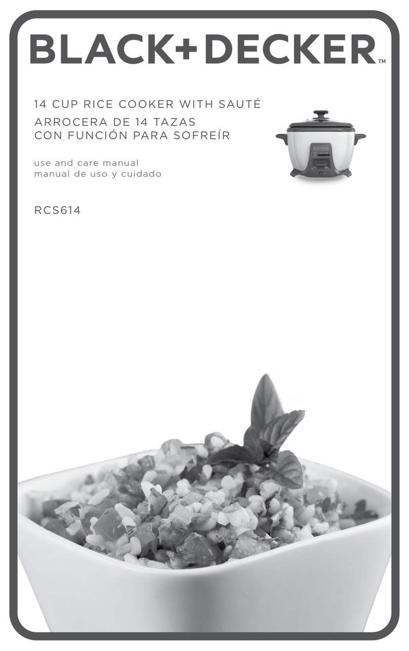 Black & Decker RCS614 User manual