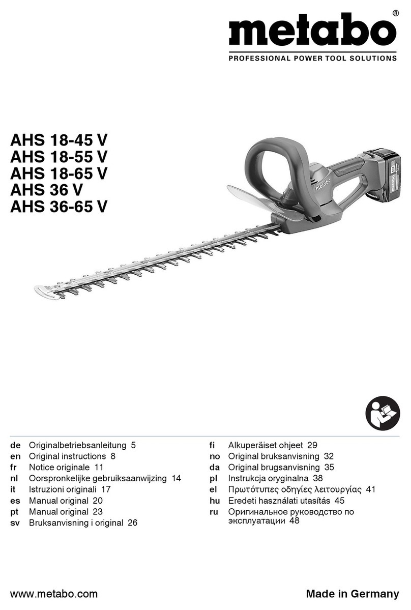 Metabo AHS 18-55 V User manual