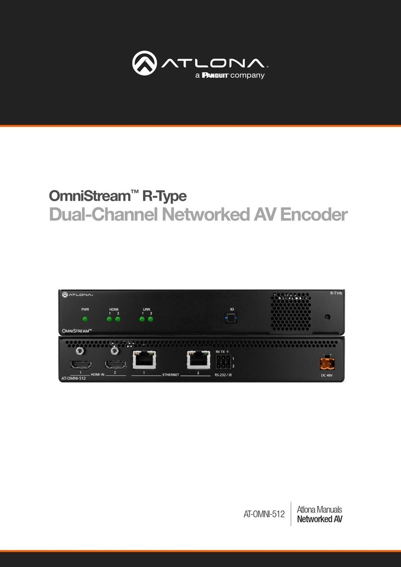 Panduit Atlona OmniStream AT-OMNI-512 manual