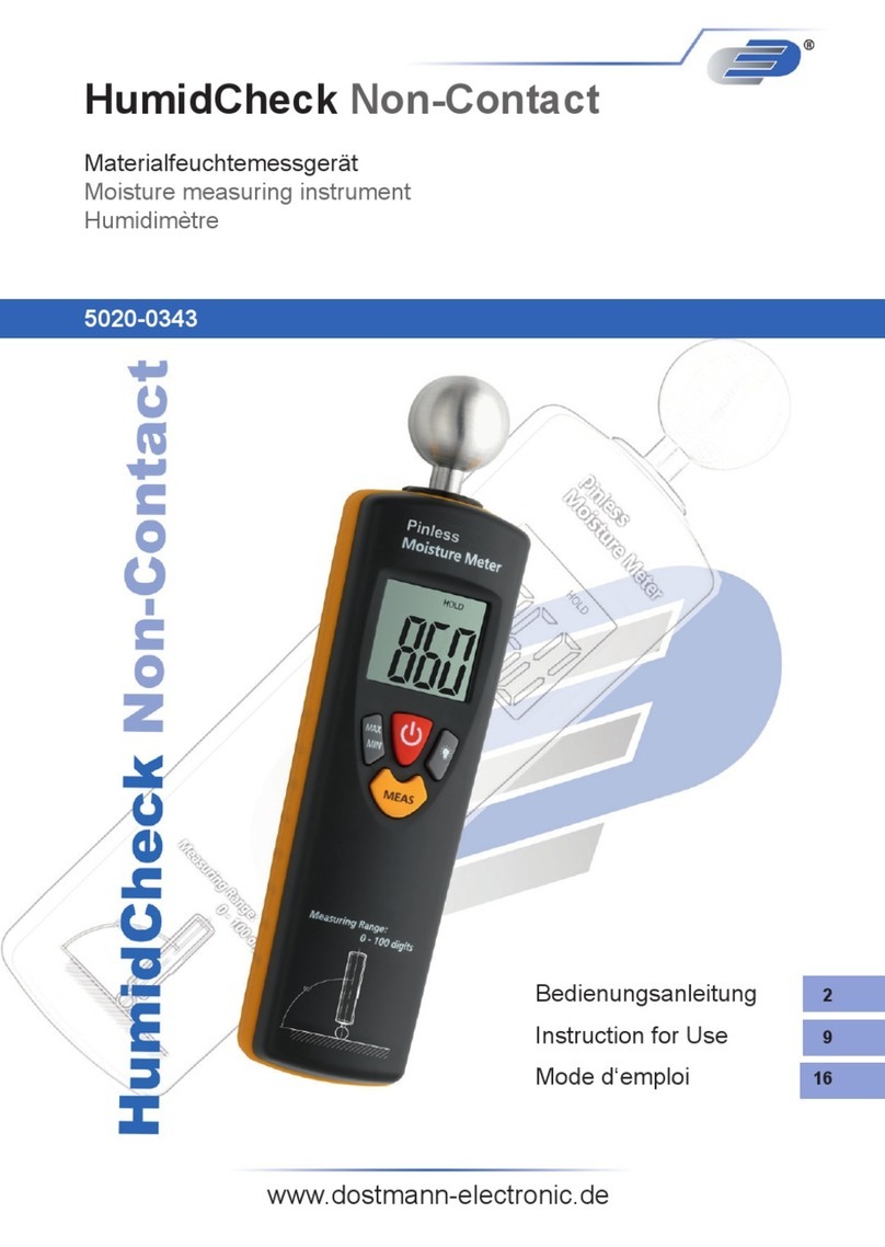 Dostmann Electronic HumidCheck User manual