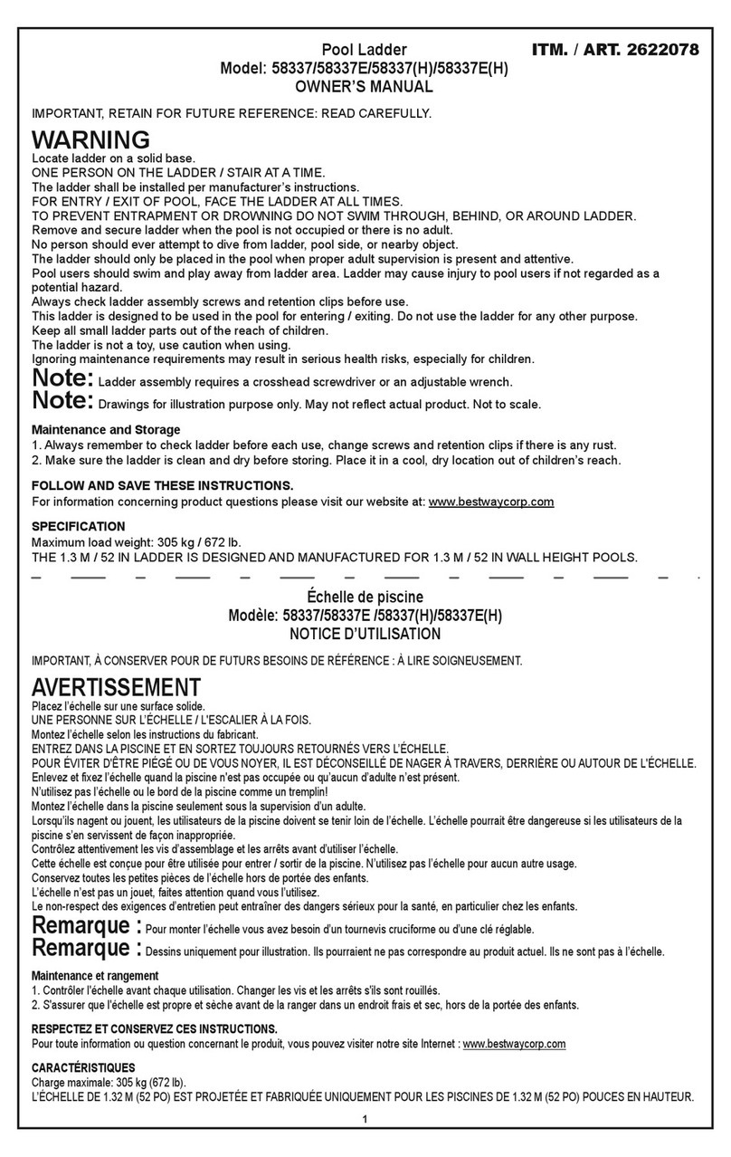 Bestway 58337E owner's manual