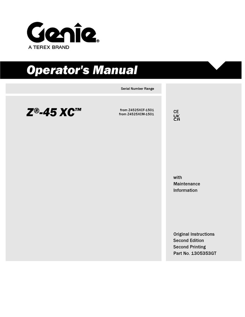Terex Genie Z-45 XC User manual Terex Genie Z-45 XC User manual