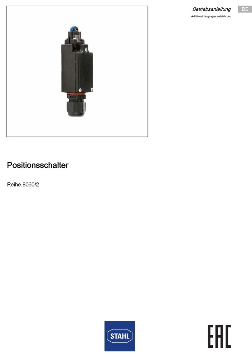 Stahl 8060/2-1 User manual Stahl 8060/2-1 User manual