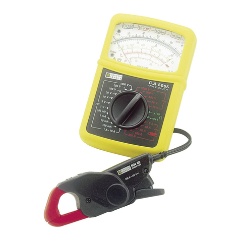 Chauvin Arnoux C.A 5005 User manual