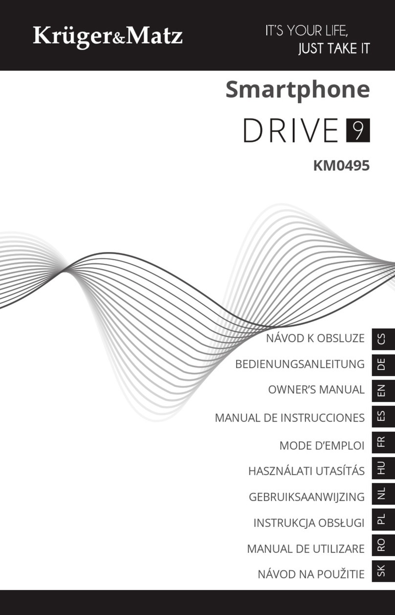 Krüger & Matz DRIVE 9 User manual Krüger & Matz DRIVE 9 User manual