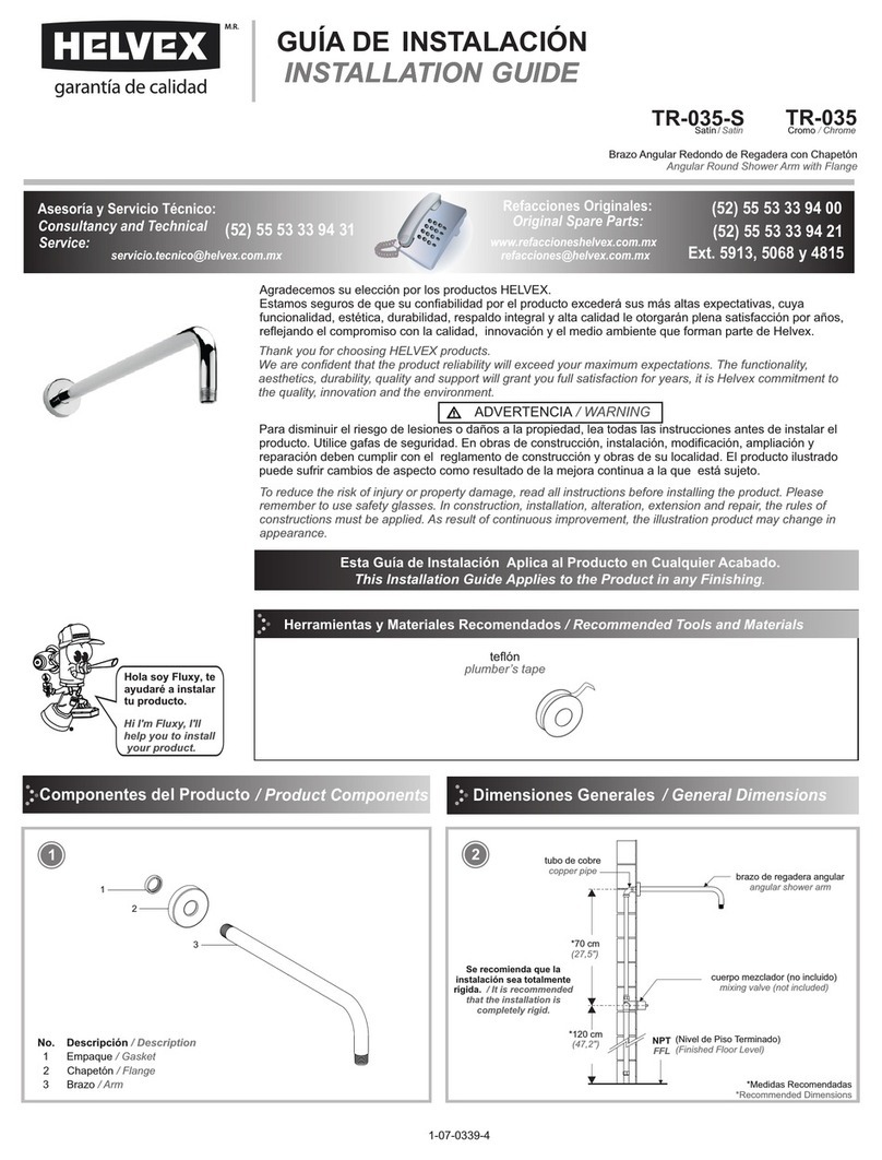 Helvex TR-035 User manual