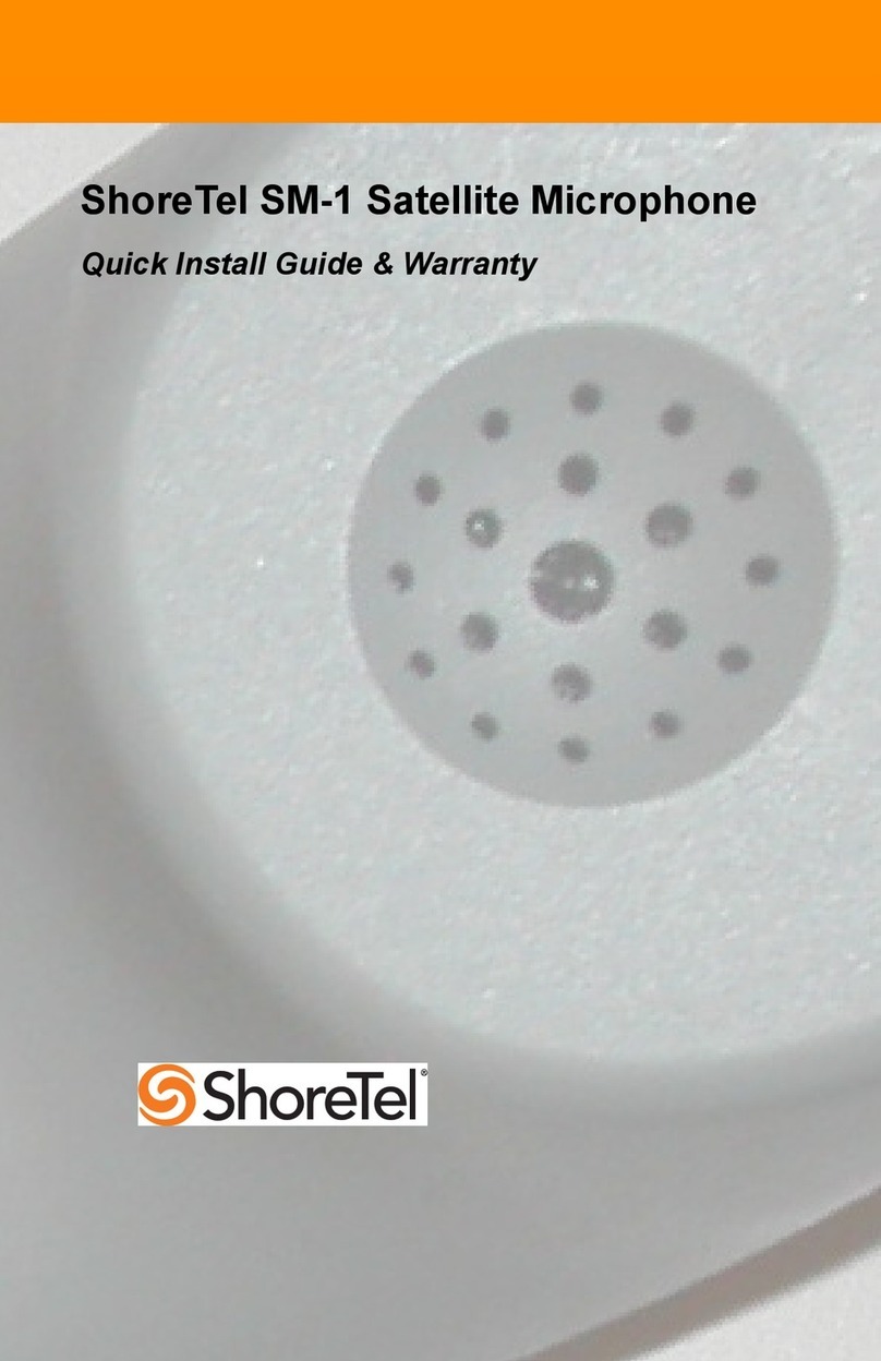 SHORE TEL SM-1 Instructions for use