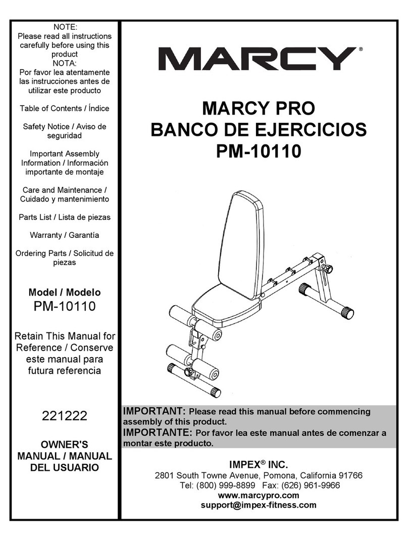 Impex MARCY PRO PM-10110 User manual