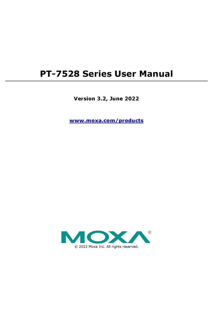 Moxa Technologies PT-7528 User manual