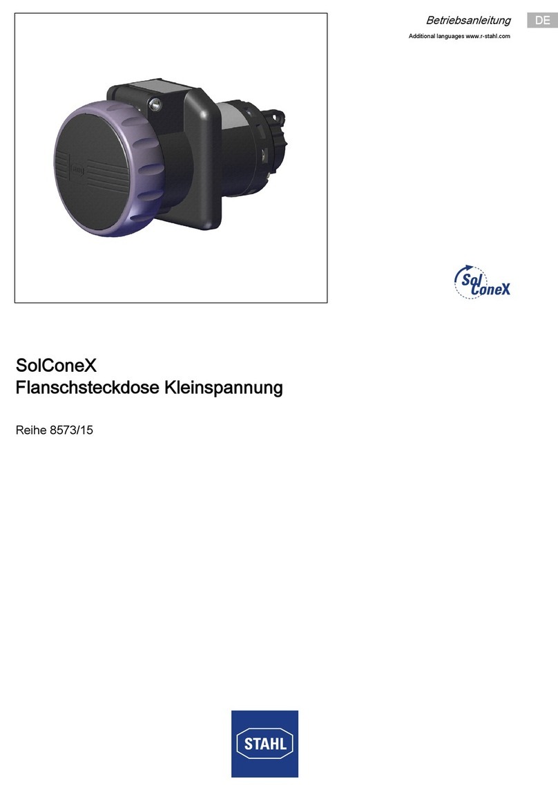 Stahl SolConeX 8573/15 Series User manual