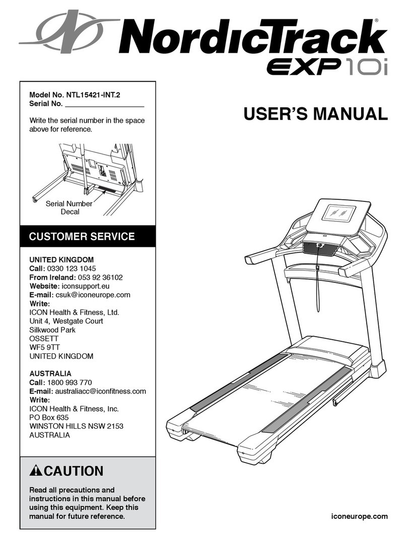 NordicTrack NTL15421-INT.2 user manual