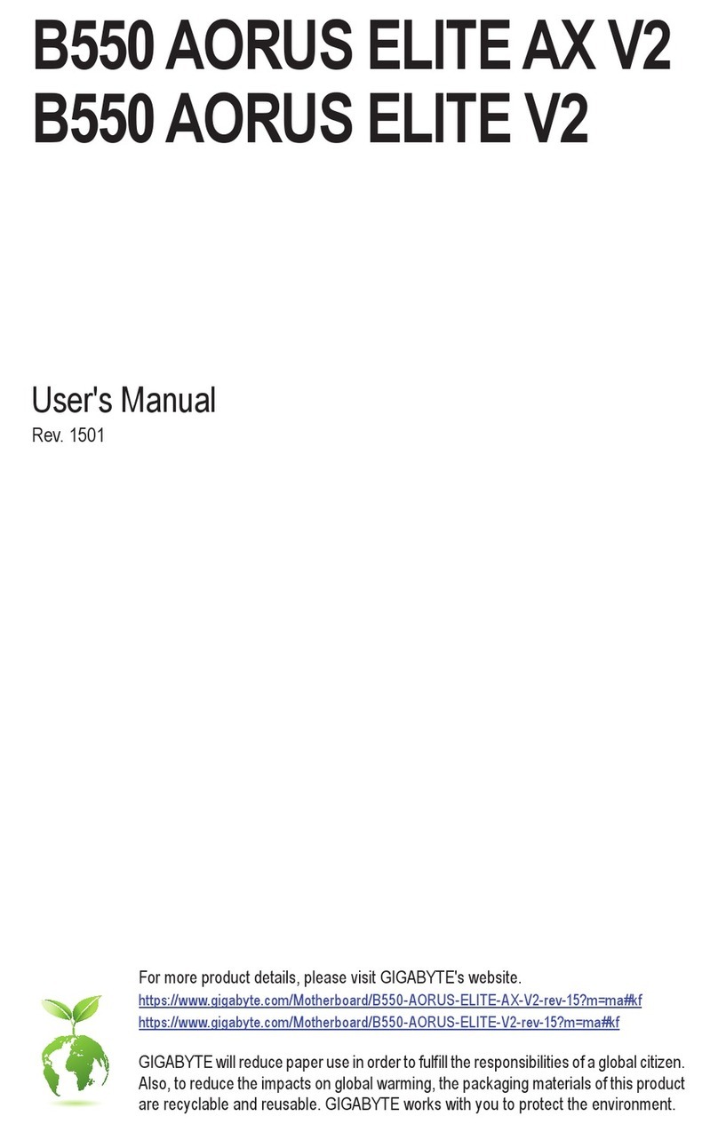 Gigabyte B550 AORUS ELITE V2 user manual