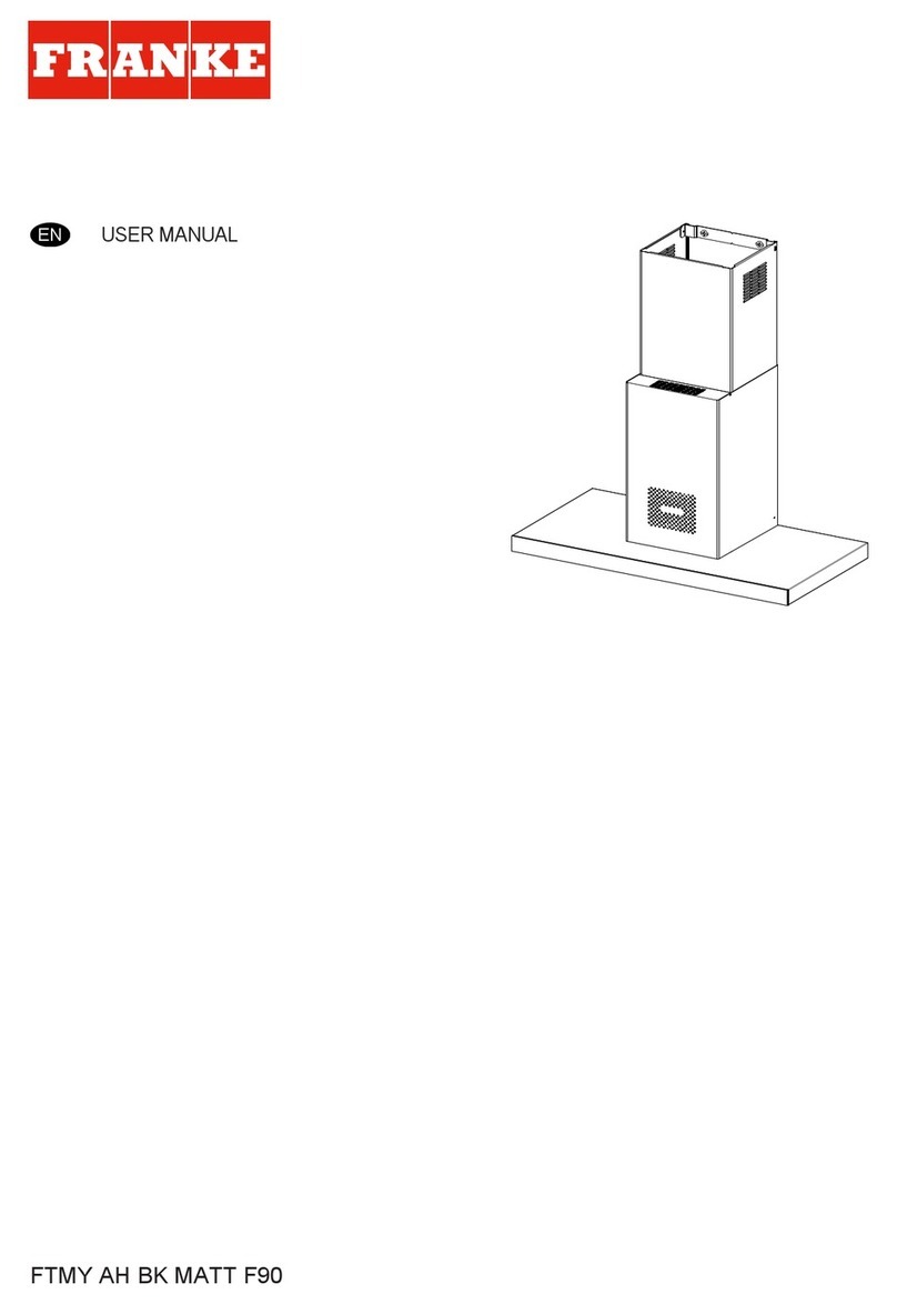 Franke FTMY AH BK MATT F90 user manual