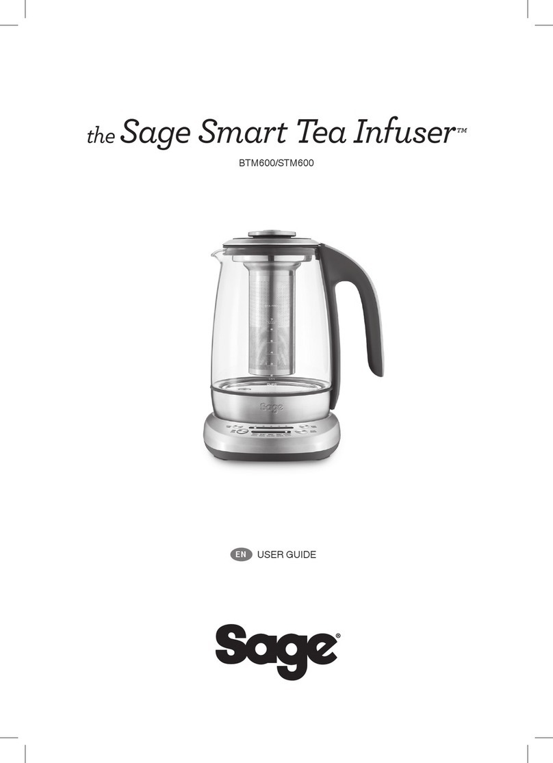 Sage Smart Tea Infuser User manual