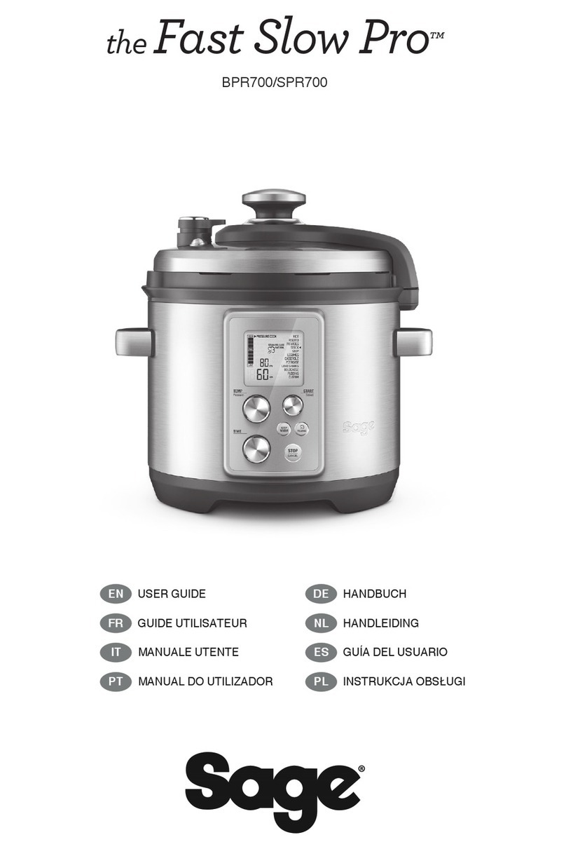 Sage Fast Slow Pro BPR700 user guide
