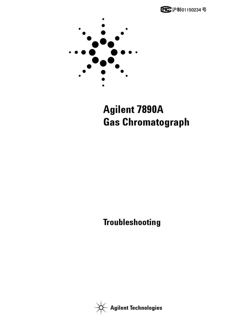 Agilent Technologies 7890A Operating instructions Agilent Technologies 7890A Operating instructions