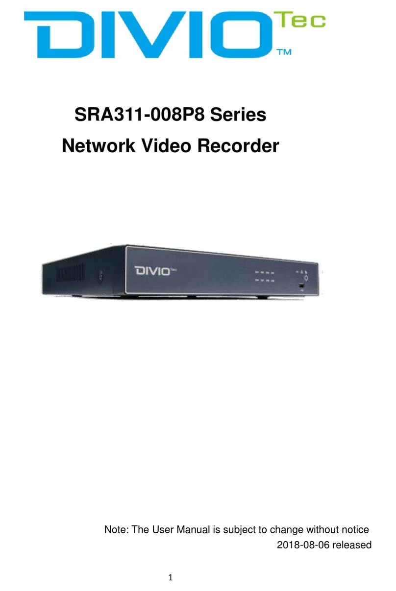 DivioTec SRA311-008P8 Series user manual