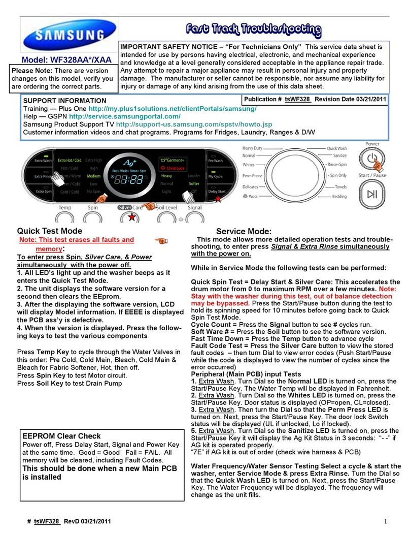 Samsung WF328AA User manual