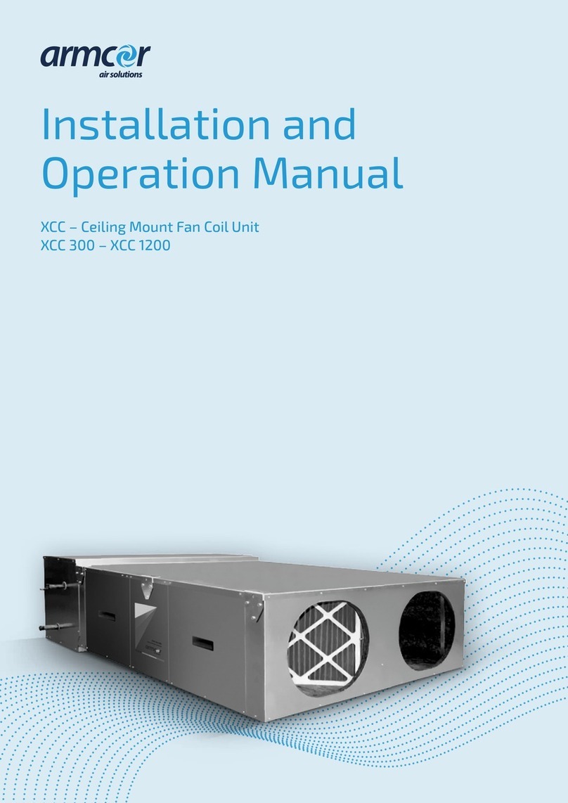 Armcor XCC Installation and operation manual