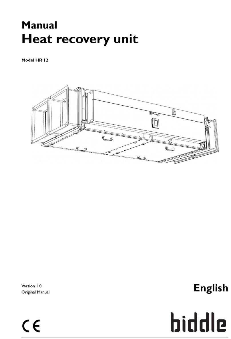 Biddle HR 12 User manual