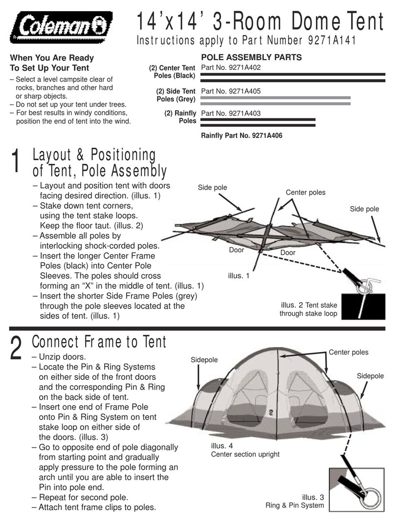 Coleman 9271A141 User manual