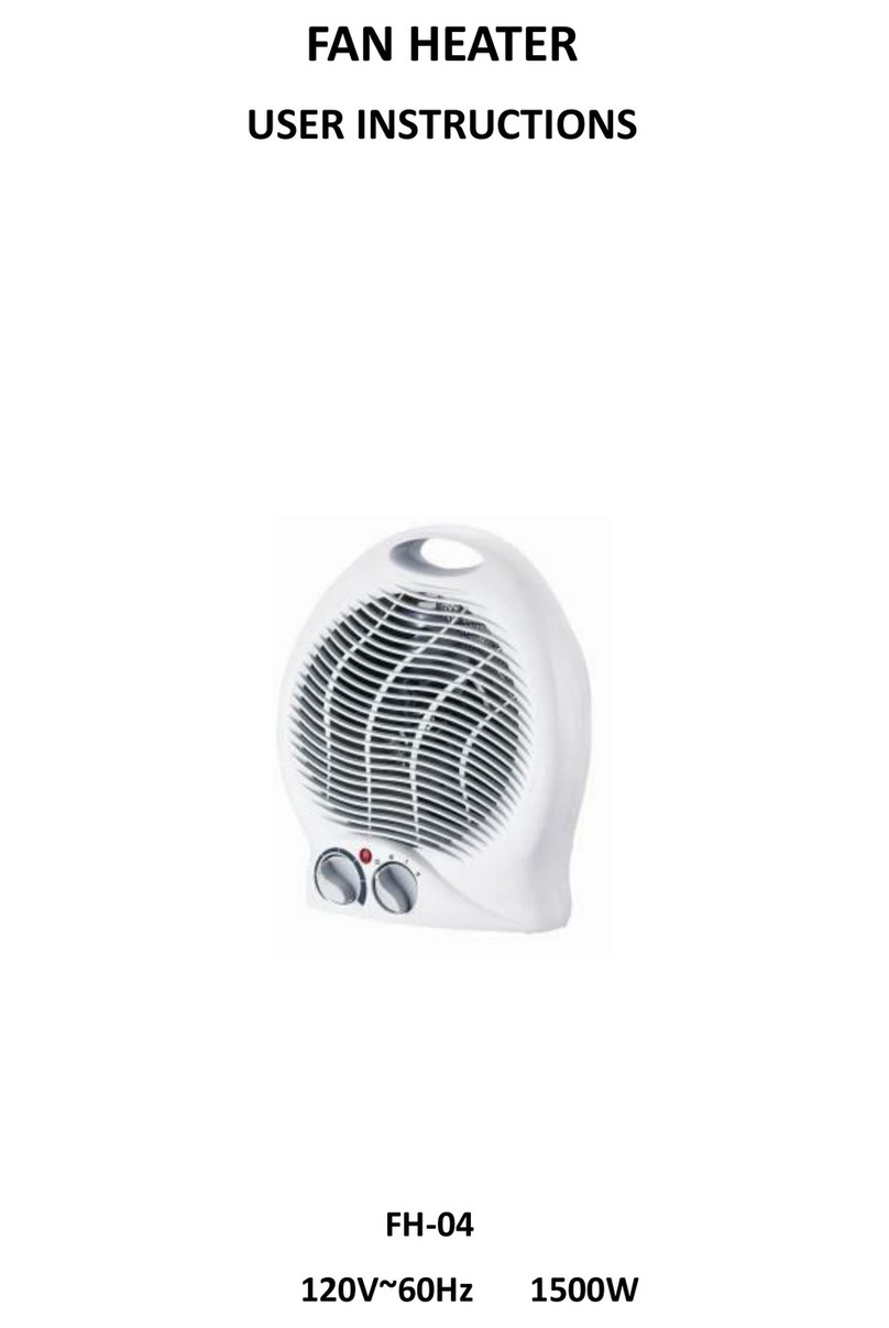 Soleil Heaters FH-04 User instructions Soleil Heaters FH-04 User instructions