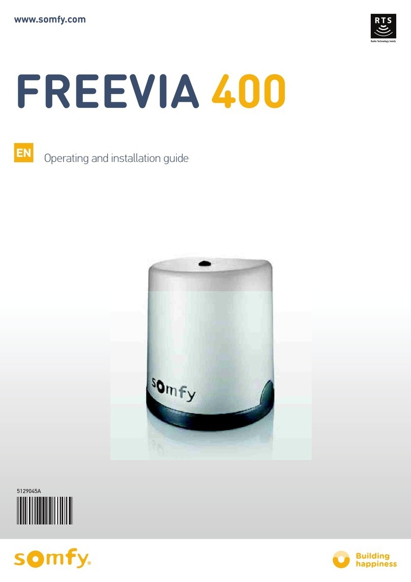 SOMFY FREEVIA 400 User manual