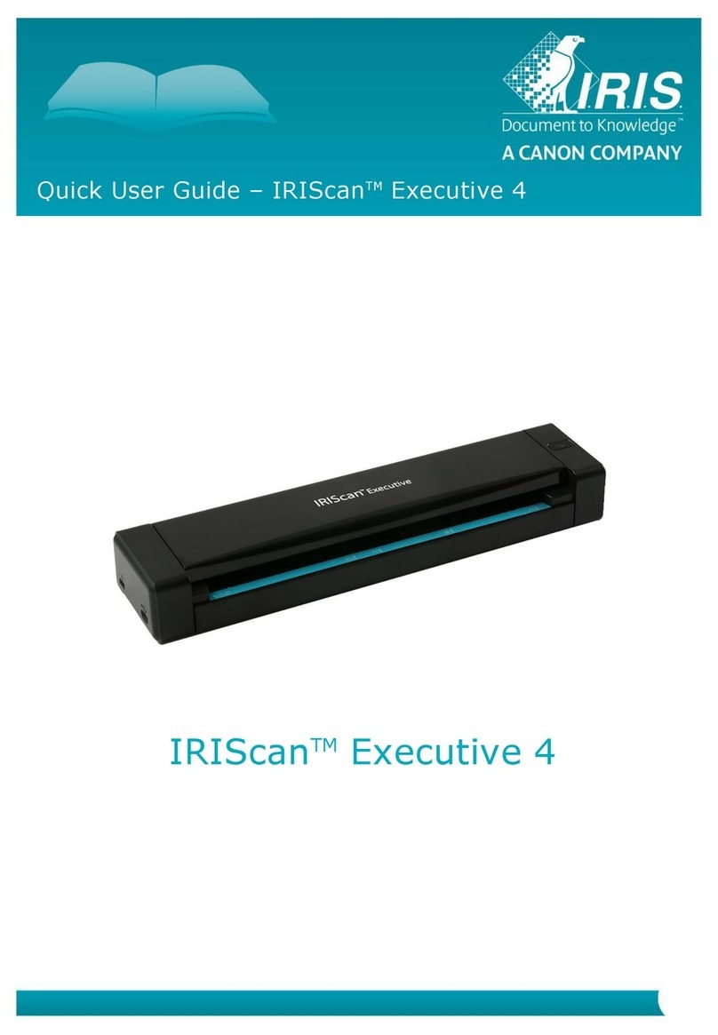 IRIS IRIScan Executive 4 Instruction manual