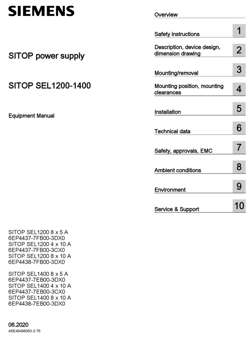 Siemens SITOP SEL1200 8 x 5 A Technical Document