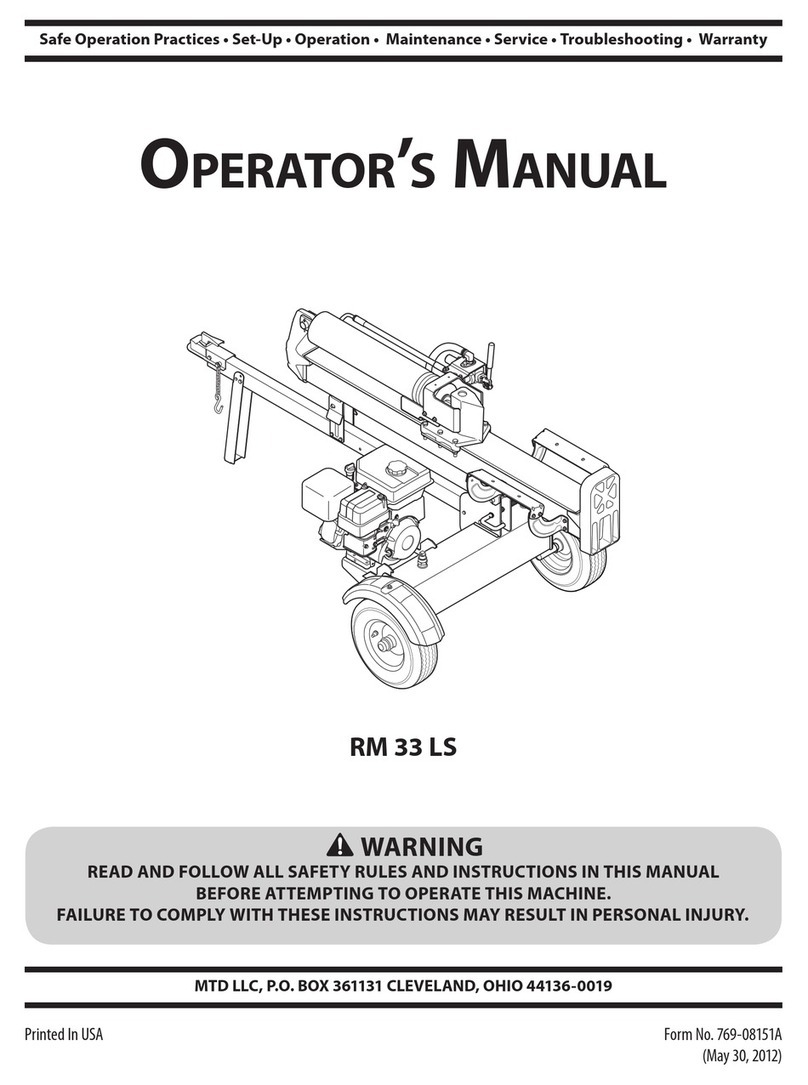 MTD RM 33 LS Operator's manual