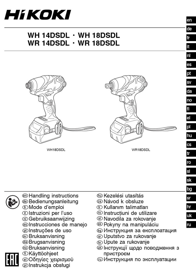 Hitachi WR 14DSDL User manual Hitachi WR 14DSDL User manual